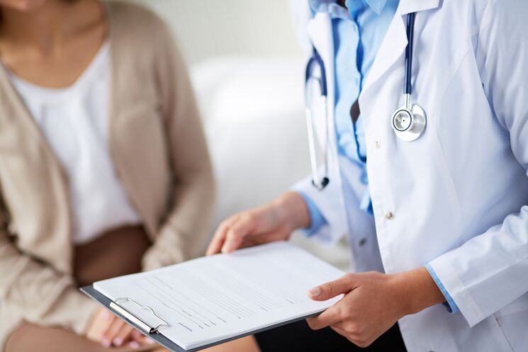 Pacjentka z objawami osteochondrozy szyjnej zgłosiła się do lekarza